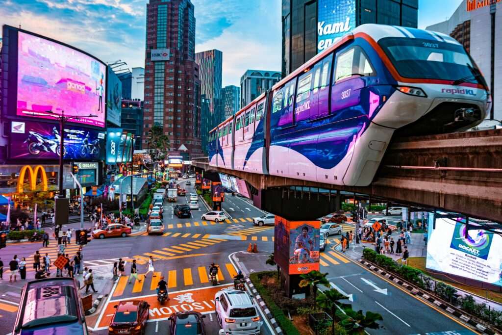クアラルンプールの電車