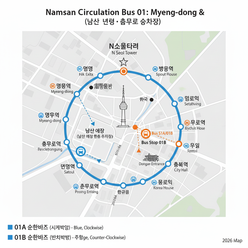 循環01のバス停